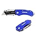 WORKPRO Folding Utility Knife - Heavy Duty Retractable Box Cutter, Quick Change Blades, Lock-Back Design, and Sturdy Al Die-Casting Handle