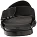 ALDO Men's Antoniel Flat Sandal, Black Leather, 11 D US