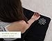 Mindful and Modern Zabuton Meditation Cushion - Cotton Meditating Mat for Best Kneeling and Sitting Support - Large Rectangular Floor Pillow for Zafu or Bench