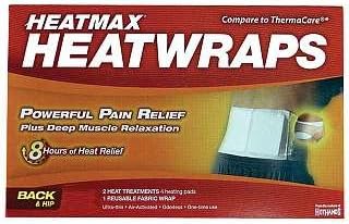 Heatmax Heatwraps - Back and Hip, Large/XL