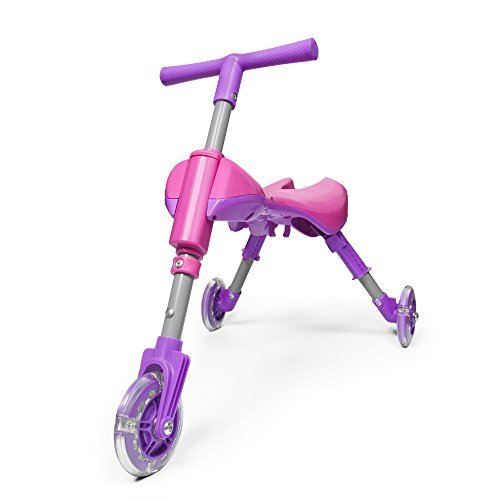 Zoom Bike® Kids Trike for Indoor and Outdoor Use / Foldable and Lightweight - Non-Scratch Wheels - No Setup Needed!