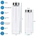 Boroux Glass Water Bottle 500ml Handmade BPA Free Pure Borosilicate Glass