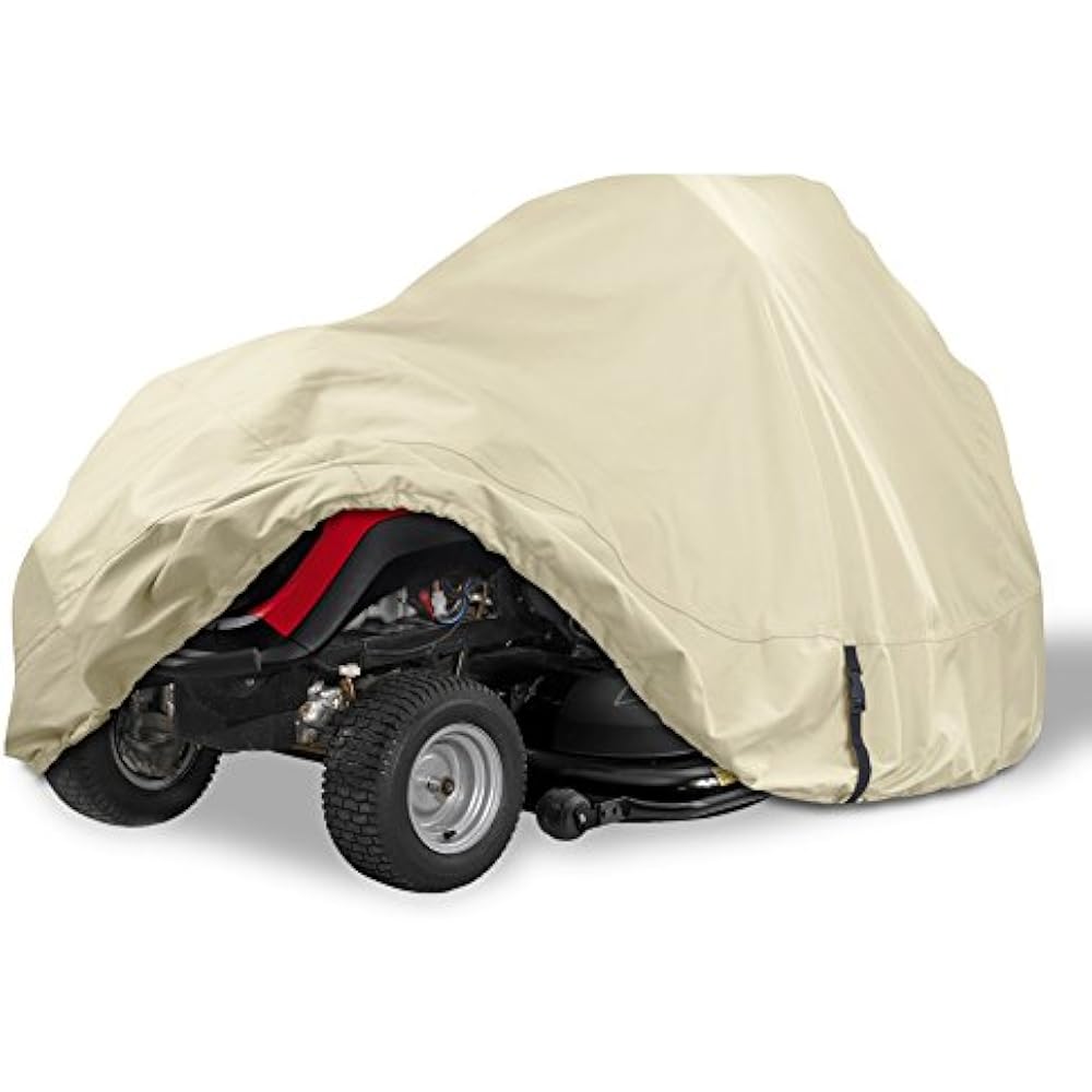 Heavy Duty 600D Polyester Lawn Tractor Cover, Waterproof Universal Riding Mower eBay