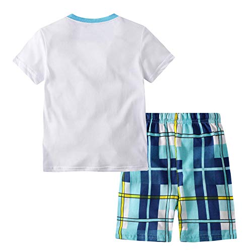 Toddler Boys Cotton Clothing Sets Short Sleeve Tee and Shorts Octopus Size 2