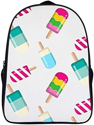 CANYOUSP-Boys/Girls College School Travel Laptop backpack, Business Security Ultra-thin and durable waterproof computer backpack Pretty Ice Summer Lollies