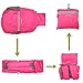 Packable Daypack - Evecase Lightweight Water Resistant Outdoor Hiking Backpack -Pink