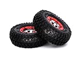 KELIWOW Wheel Rims and Tires for RC 1:12 On Road Car Pack of 2 PCS