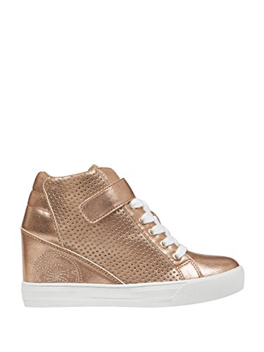 Guess Womens Decia Hidden Wedge High Top Sneakers Desertcart INDIA