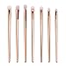 AutumnFall Makeup Brushes, Premium Synthetic Kabuki Makeup Brush Set Foundation Eyeshadow Blush Concealer Powder Brush Kit (RoseGold)