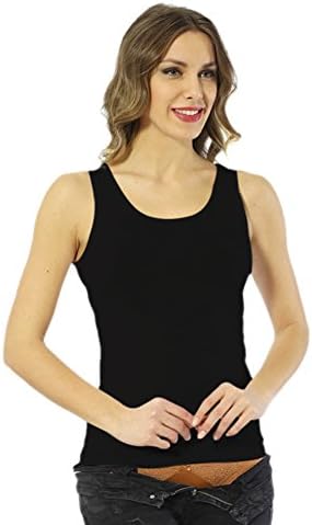 Bamboo Women's Thick Underwear Shirt - Small - Black