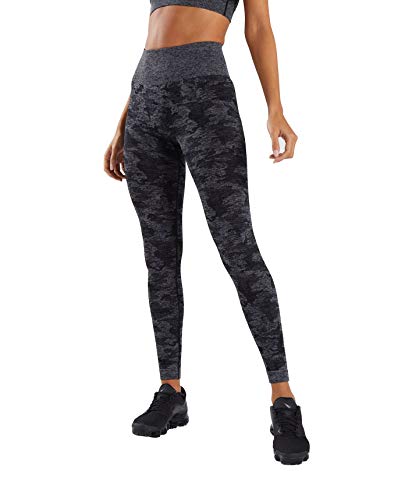 MIMIO Yoga Pants for Women Seamless Camo High Waisted Gym Sport Running Workout Leggings