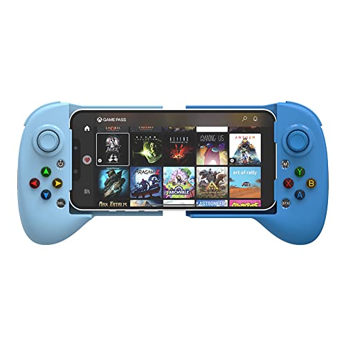 ShanWan Mobile Game Controller for Android with 4 Mapping button, Bluetooth Wireless Gamepad Designed for PS Remote Play, Xbox Game Pass Ultimate, Steam Link, GeForce NOW