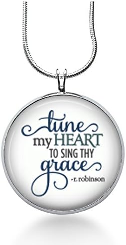 Christian Jewelry, Tune My Heart Necklace - Robinson Song Jewelry - Bible Verse - Sunday School