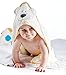Baby Bath Gift Set: Bamboo Hooded Towel + 6 Washcloths + 2 Suction Cup Hooks + Baby Massage Ebook by BabyVoice