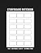 Storyboard Notebook 16:9 120 Pages 8.5x11 18 Panel Page: Storyboard Thumbnail Sketchbook for Animato by Visual Story Artist