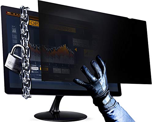 24 Inch – 16:9 Aspect Ratio – Computer Privacy Screen Filter for Widescreen Computer Monitor – Anti-Glare – Anti-Scratch Protector Film for Data confidentiality – Please Measure Carefully!