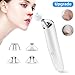 Blackhead Remover, USB Chargeable Blackhead Vacuum Suction Remover, Electric Skin Cleanser Blackhead Extractor Tool, Skin Pore Cleaner Microdermabrasion Machine with 4 Replaceable Suction Heads