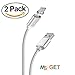 [2 Packs] USB Type-C Magnetic Cable.X Data. Magnetic Data-Charge Phone Cable, Nylon Braided Metal 3.3 FT Charging Data Sync Cord USB-C Connector Adapter for Charging and Data