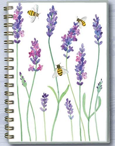 A5 Wiro Notebook Lavender & Bees