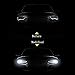 2Pcs 23 Inches LED Strip Tube Light, YANF Car Flexible Daytime Running Lights DRL Headlight Decorative Lamp Kit and Turn Signal Light - White
