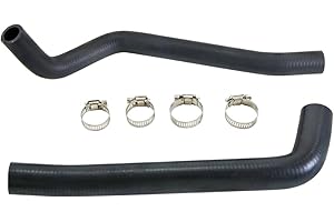 COOL STAR Fuel Filler Hose and Vent Hose Set with Clamps Compatible with Jeep CJ5 CJ7 1978-1986 Replaces 5357970 5357971