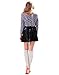 Super Z Outlet Women's Cable Knit Leg Warmers Knitted Crochet Long Socks (White)