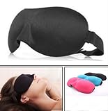 3D Portable Soft Travel Sleep Rest Aid Eye Mask Cover Eye Patch Sleeping Mask Case,Pack of 3