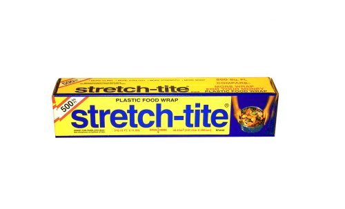 Stretch-Tite Premium Plastic Food Wrap, 500 Sq. Ft. Roll by Stretch-Tite
