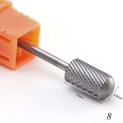 Nail Drill Bits - 1pcs Carbide Tungsten Milling Cutter Burrs Electric Nail Drill Bit 21 Types Cuticle Polishing Tools For Manicure Drill Tr01-21