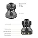 UOKOO Pan/Tilt/Zoom Wireless IP Security Surveillance Camera System 720p HD Night Vision Remote Viewing Black C7837