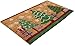 Christmas Tree Welcome Mat for Front Door, Natural Coir (30 x 17 in)