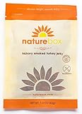 NatureBox Turkey Jerky Snack Packs Single Serve Bags (10 bags X 1.5 oz) - Hickory Smoked, All Natural