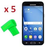 5 x Samsung Galaxy Sky S320VL Screen Protector Guard CLEAR PRE-CUT No Cutting Require Perfect Fit + EXTREME BRAND (5 x Clear Screen Protector)