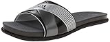 adidas Performance Women's Supercloud Plus Slide W Athletic Sandal,Black/Silver/Clear Grey,7 M US