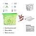 Reusable Silicone Food Bags Food Grade Food Storage Bags Lunch Sandwiches Bags for Vegetable, Fruit, Meat, Milk , Snack - FDA Approved Silicone Bags Ideal for Freeze Steam Heat Sous vide and Microwave