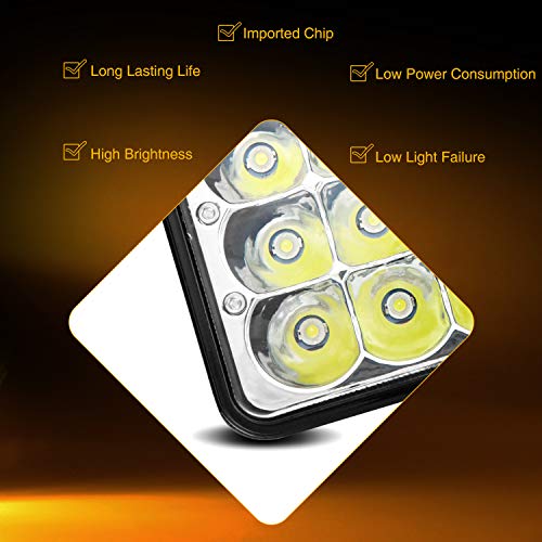 LIMICAR 4x6 Led Headlights Rectangular 4x6 Headlights 6x4 Conversion