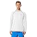 Speedo Men's UV Swim Shirt Long Sleeve Loose Fit Easy Tee White XX-Large, 1 Count (Pack of 1)