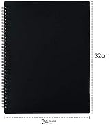 TOYYOUNG A4 60 Pages Music File Folder Piano Score Clef Sheet Holder Black view 4