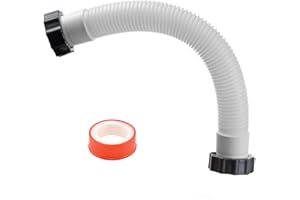11535 Pool Sand Filter Pump Hose - 16 Inch Short Pool Hose for Above Ground Pools Compatible with Intex Sand Filter Pumps & S
