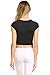 Womens Basic Short Sleeve Scoop Neck Crop Top - USA
