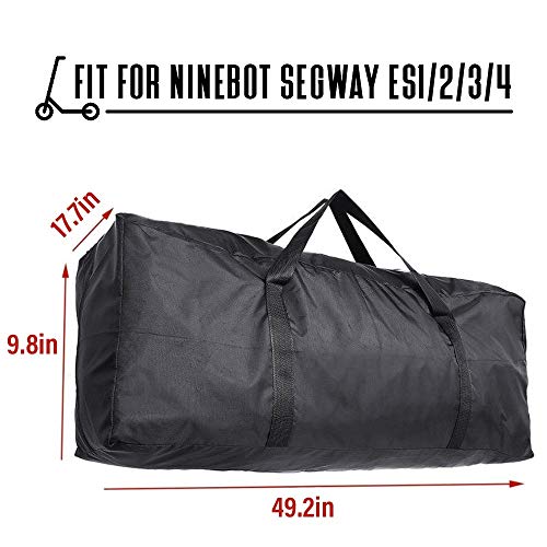 Scooter Carrying Bag for Segway Es1/2/3/4, Portable Handbag Transport Bag Oxford Cloth Folding Skateboard Backpack Compatible with Segway Es Series Electric Scooter