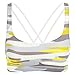 CRZ YOGA Women's Workout Cross Back Soft Fit Light Support Yoga Sports Bra Multicoloured #3 M