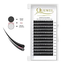 QUEWEL Eyelash Extension Supplies 0.15 C Curl 16mm