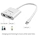 Lightning to 3.5mm Headphone Jack Adapter, Excellenter Iphone Adapter Lightning Charge & Audio Splitter Dongle Earphone Aux Music Cable Charger Connector for Iphone 7/7 plus/8/8 plus/X