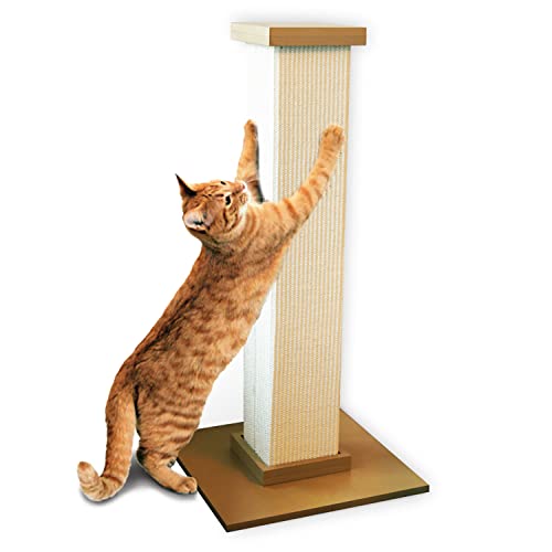 SmartCat Ultimate Scratching Post – Beige, Large