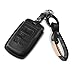 Apor Key Chain with 2 Key Rings Leather Car Keychain for Men and Women