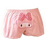 VOBAGA Womens San-X Rilakkuma Lounge Pant Sleep Shorts Sleepwear Pink