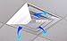 AIRVISOR Air Deflector/Diverter for Office Ceiling Vents 24