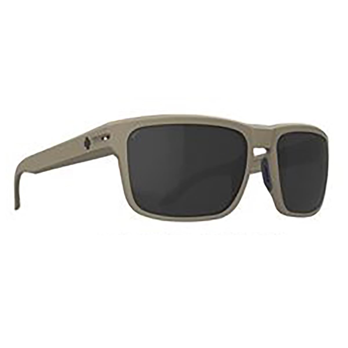 Photo 1 of Spy Optic Men's Region XL Rectangular Sunglasses, Matte Sand Happy Grey, 62 mm