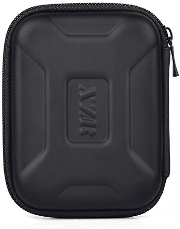 XZR Portable Hard Drive Disk Case Waterproof EVA Bag Storage Box for 2.5" Mobile Hard Drive and 3.5" Power Bank